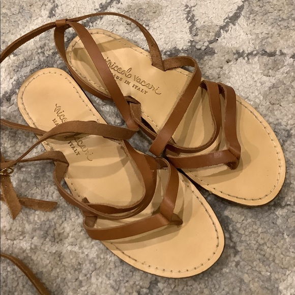 Niccolo Vacari leather sandals 🌻🌻🌻 - Picture 1 of 3